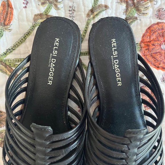 Kelsi Dagger Seba Mule, Black, Sz 9 - Picture 3 of 7